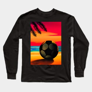 Island palm football Long Sleeve T-Shirt